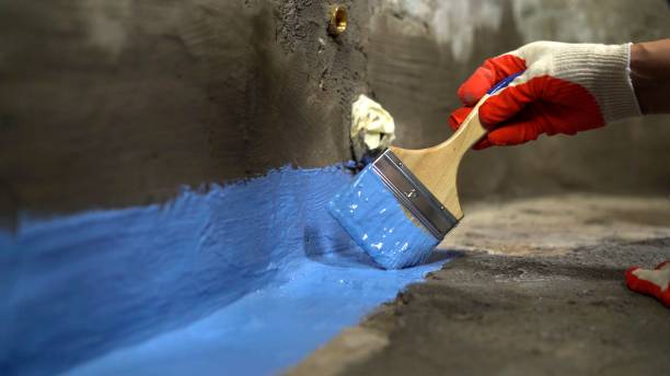 Commercial Waterproofing project at a Dayton, IN business property by SJ Waterproofing Pros